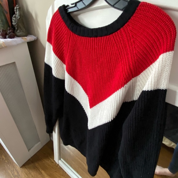 Express Color Block Sweater - Picture 2 of 4